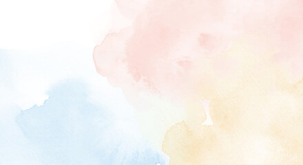 Abstract colorful water color for background. Digital art painting Illustration.