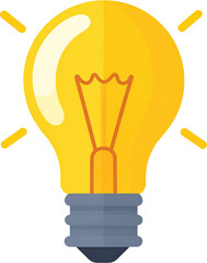 Light Bulb Isolated on White Background