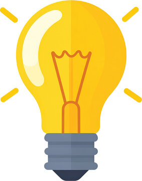 Light Bulb Isolated on White Background