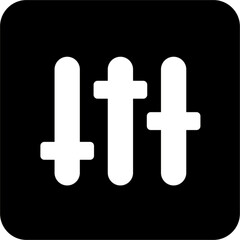 MIX BLACK SQUARE ICONS, simple line vector for UI UX design. Symbol for website and mobile app interface and navigation button