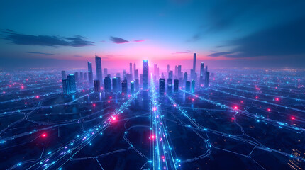 Fototapeta premium abstract blue background