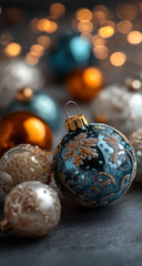 Charming Christmas Ornaments: A Glittery Celebration of Festive Colors and Family Traditions