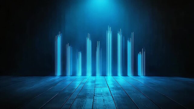 The graph shows an up-and-down pattern, indicating fluctuating trends over a specific period of time.