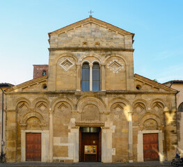 San Frediano, a Roman Catholic church in Romanesque style, the official church of the University of Pisa, Italy