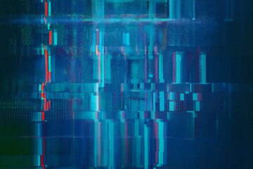Test Screen Glitch abstract Texture
