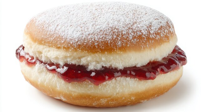 delicious russian pryanik with berry jam filling