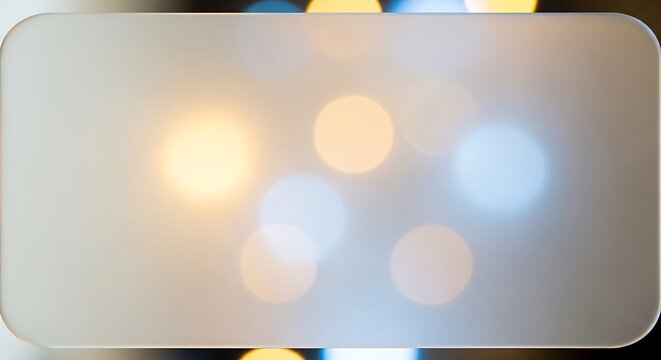 Blurred light with soft glass overlay for versatile graphic designs