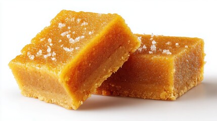 indian mysore pak with ghee photo realism