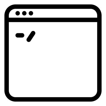 Minimal Terminal Icon