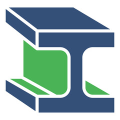 Steel carbon mixed color icon