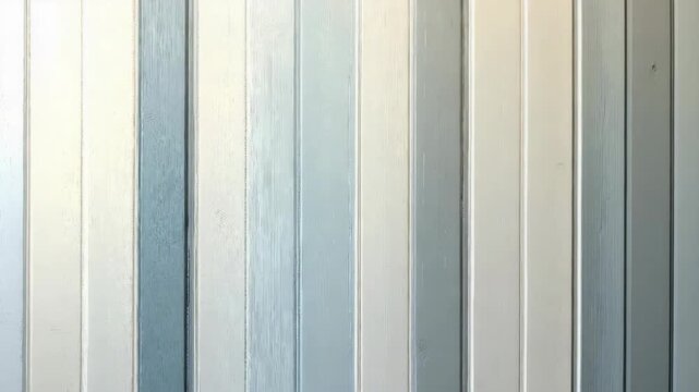 Aesthetic metal wall panels with vertical stripes in neutral tones for modern interior design