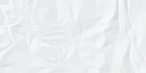 Abstract white paper crumpled panorama white paper texture background, crumpled pattern texture fabric scrapbook...