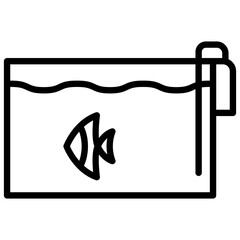 Aquarium Outline Icon