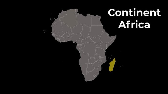 Madagascar Map Animation