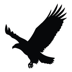 Majestic silhouette of a soaring eagle in flight majestic silhouette of a soaring eagle in flight symbolizing freedom and power silhouette