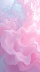 Obraz premium abstract background with pink and blue colors fluid waves illustration.