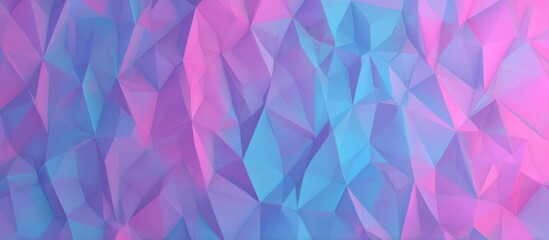 Abstract Background of Crinkled Paper in Pink and Blue Tones.