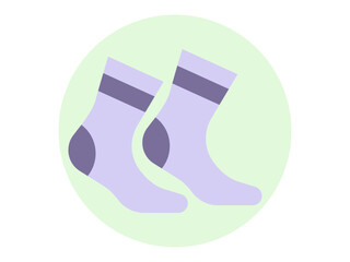 Socks icon. Fashion symbol icon vector. Solid vector icons. Flat illustration concept.