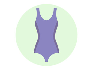 Swimsuit icon. Fashion symbol icon vector. Solid vector icons. Flat illustration concept.