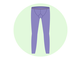 Thermal underwear icon. Fashion symbol icon vector. Solid vector icons. Flat illustration concept.