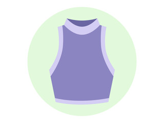 Tank top icon. Fashion symbol icon vector. Solid vector icons. Flat illustration concept.