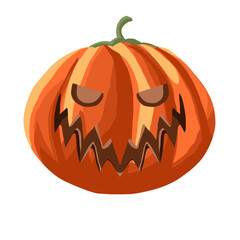 Naklejka premium halloween jack o lantern