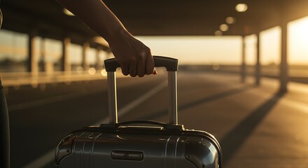 A realistic and modern background with glowing blue sphere made of interconnected lines and dots on a dark background with particles around it