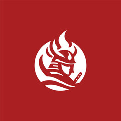 Samurai Burning Logo