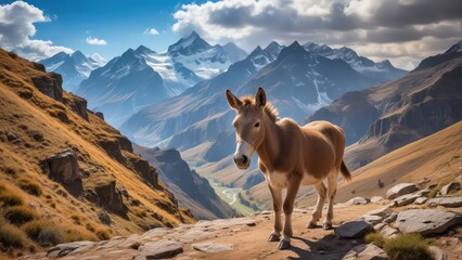 Mount Elbrus Donkey Mountains Tajikistan