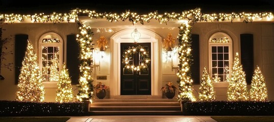 Celebrating culture with a stunning Christmas-themed exterior.