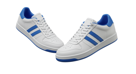 blue sport shoes