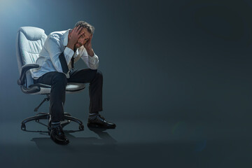 Business - Mann -Ermüdung - Depression