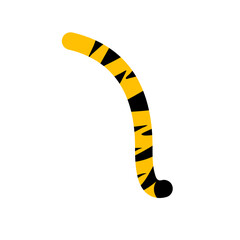 Fototapeta premium Tiger tail vector