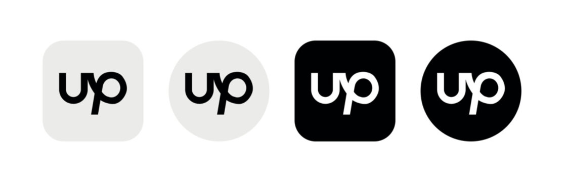 Upwork App Logo, Freelance Platform Icon, Mobile UI Symbol, Vector Glyph, Brand Mark, Flat Minimal Design, Social Networking, Business Marketplace, Profile Badge