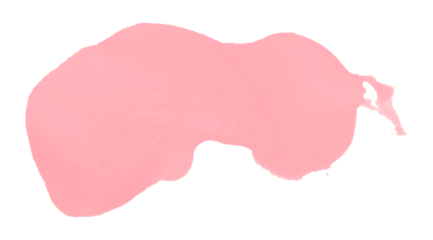 pink watercolor splash brush isolated on transparent background