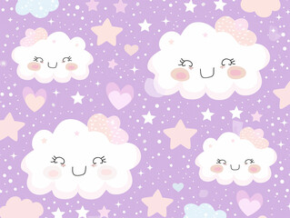 Whimsical Cloud Patterns