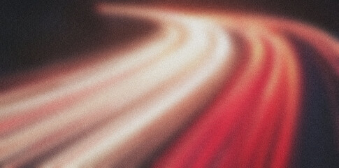 Long exposure light trails on a curving urban highway at night, symbolizing speed, connectivity, and modern life. Great for tech, business, or transport projects