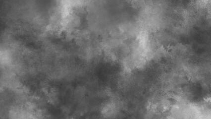 Seamless dark gray cement or concrete surface texture. Abstract ink splash or charcoal drawing background.