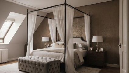 A clean and cozy modern interior featuring natural lighting, minimalist furniture, and warm tones that create a comfortable and stylish atmosphere. Perfect for lifestyle, architecture, or home decor c