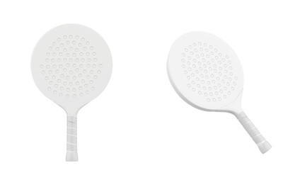 Pickleball Paddle isolated on white background. 3d illustration