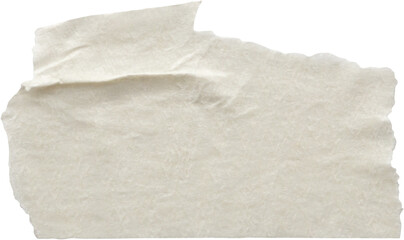 Adhesive paper tape isolated on white background