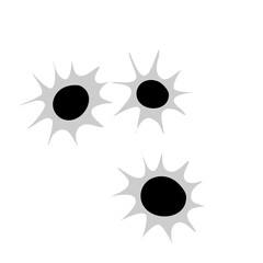 Bullet hole