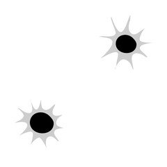 Bullet hole