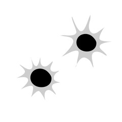 Bullet hole