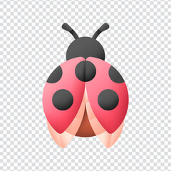 Fototapeta premium Ladybug Icon