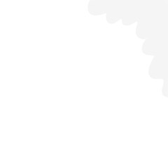 Funny cloud corner border