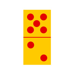 Domino card vector