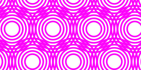 Overlapping creative diamond circle abstract pattern background with waves texture. Seamless ornament curve design fabric background.	