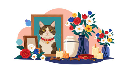 A heartfelt tribute to a beloved feline friend's memory and life.
