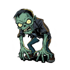 cartoon zombie